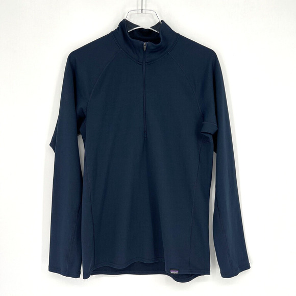 Patagonia Other - Patagonia Midweight Capilene Baselayer Men's S Navy Quarter Zip Long Sleeve